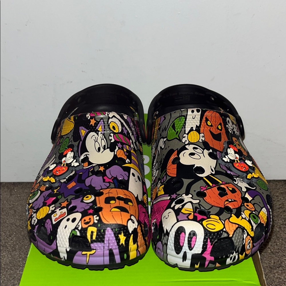 Colorful Disney themed Halloween Crocs - Picture 2 of 6